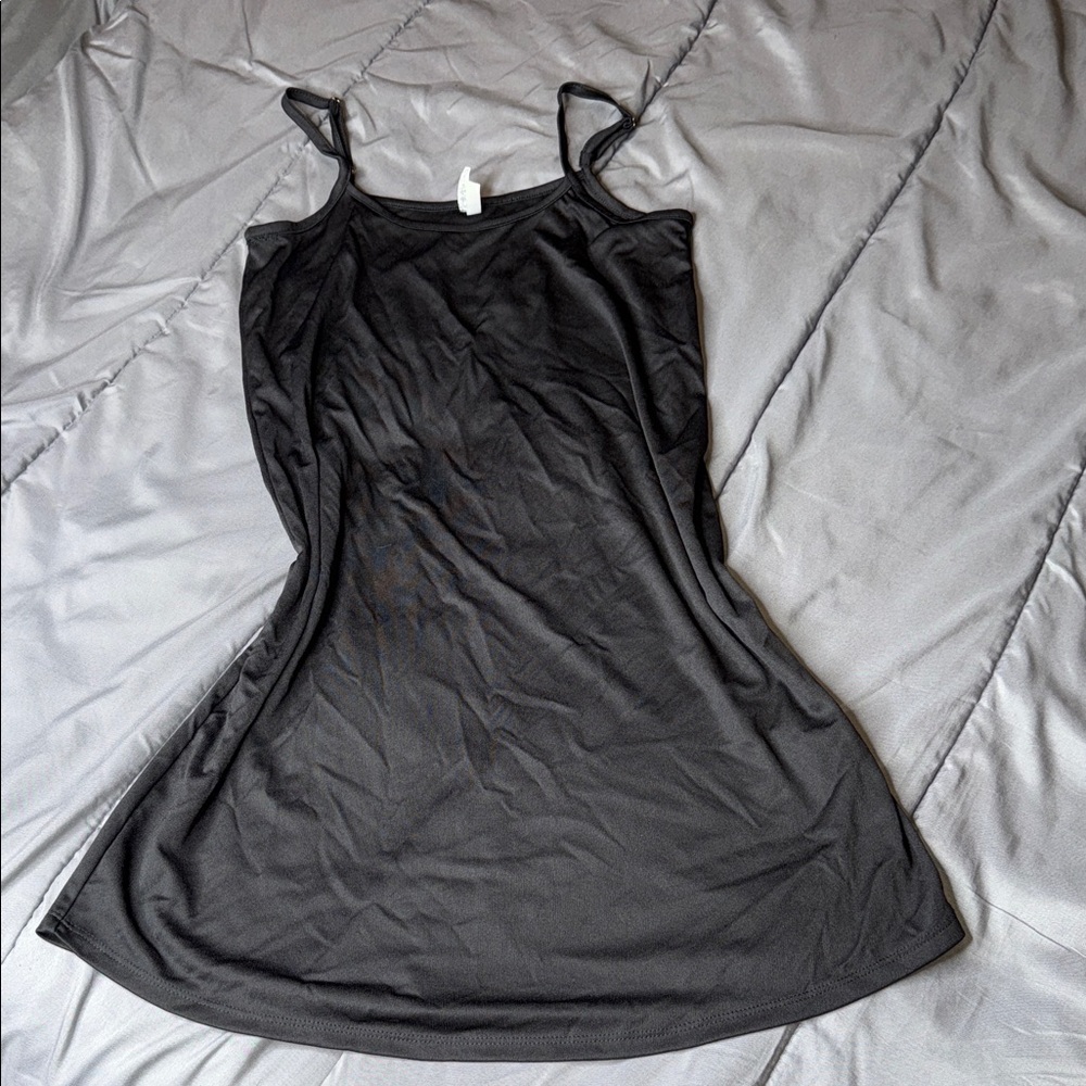 Mudd Charcoal Sleeveless Top